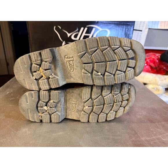 Justin Cowgirl Boots – Red Roper Style – Women’s Size 9 - Picture 3 of 7